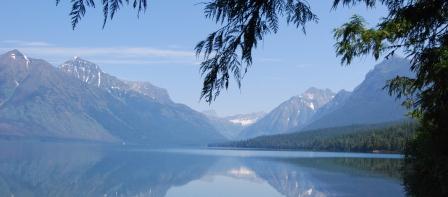 Lake McDonald in Glacier Park Montana